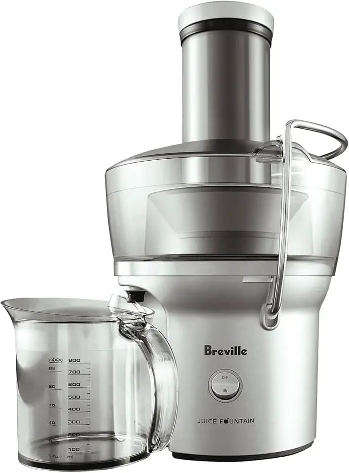 Breville BJE200XL Juice Fountain Compact Centrifugal Machine, Silver