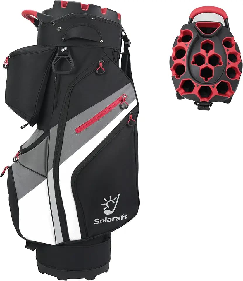 T-Lock Golf Cart Bag for Men, Club Lock 14-Way Full-Length Divider