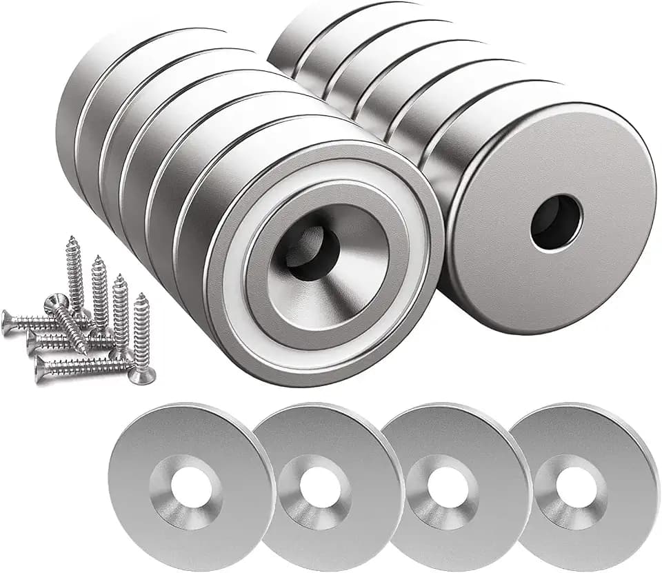 Magnetpro 12 Pieces Neodymium Magnets 25 LB Force