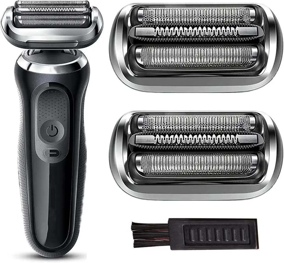 Series 7 Replacement Head 73S for Braun Electric Shaver, S7 Replacement Head Compatible with Braun Razor New Generation 7020s 7025s 7085cc 7027cs 7071cc 7075cc (2 Count)