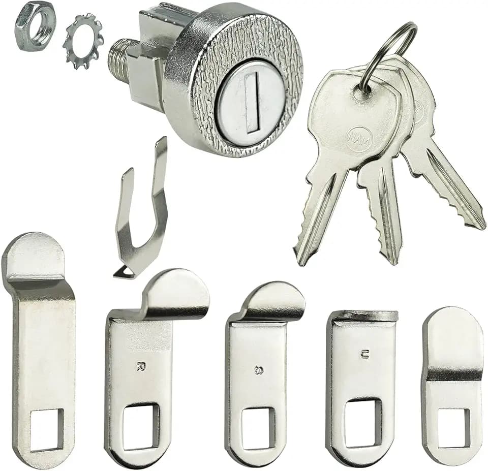 1-Pack Mailbox Lock and Key for L-1172C COMP-X National Mailbox Lock C9100