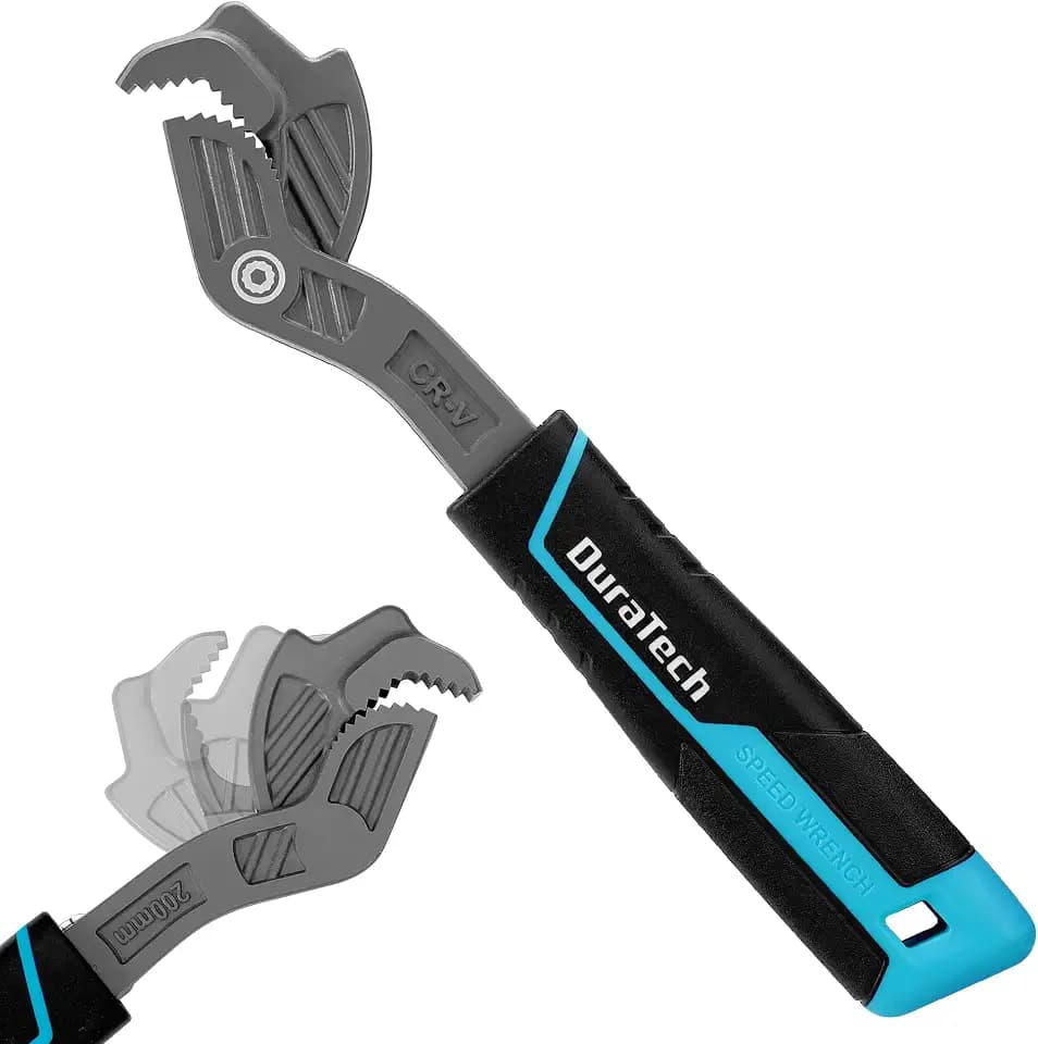 DURATECH 8-Inch Self-Adjusting Wrench, Multifunctional Self-Locking Wrench
