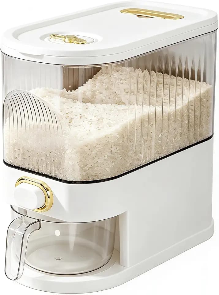 Gagee 11 Lbs Rice Dispenser, Clear