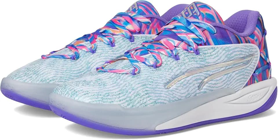 PUMA Womens Stewie 4 Prism Basketball Sneakers Shoes - Blue