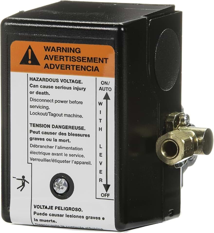 Ingersoll Rand 23474570 Pressure Switch, for Two Stage Air Compressors