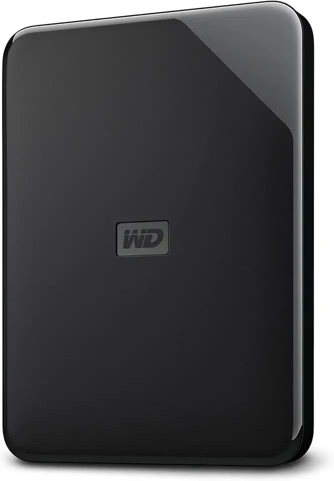 WD 2 TB Elements AE Tragbare Externe Festplatte, SuperSpeed USB 3.2 Gen 1/USB 3.0, Plug-and-Play-Erweiterung, Formatiert für Windows, Schwarz