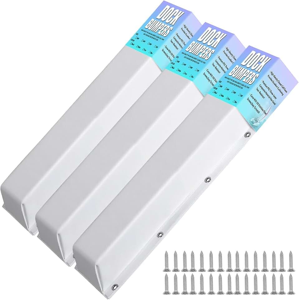 Boat Dock Bumpers, 17"/36"/48"/58"/72" Dock Fenders Bumpers, Dock Pole Bumpers, Piling Bumpers Marine for Dock Edging, Piling, Horizontal Deck, Vertical Poles, or Pier Fenders