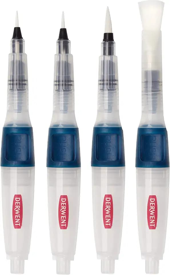 Derwent Push Button Waterbrush Assorted Set (2305816)