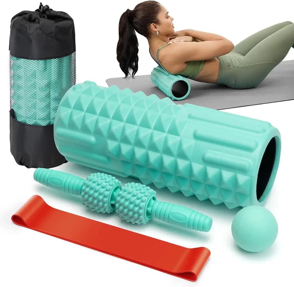 5 in 1 Foam Roller Set for Muscle Recovery & Deep Tissue Massage