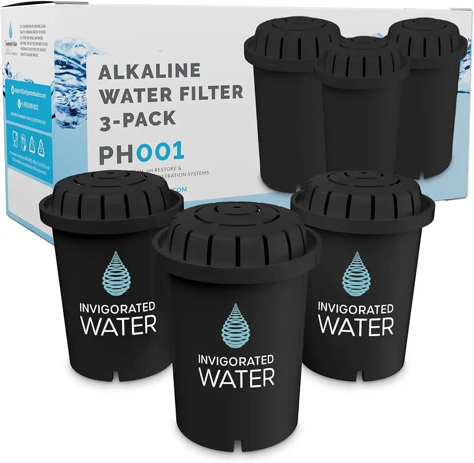 Invigorated Water PH001 Black Alkaline Water Filter Replacement