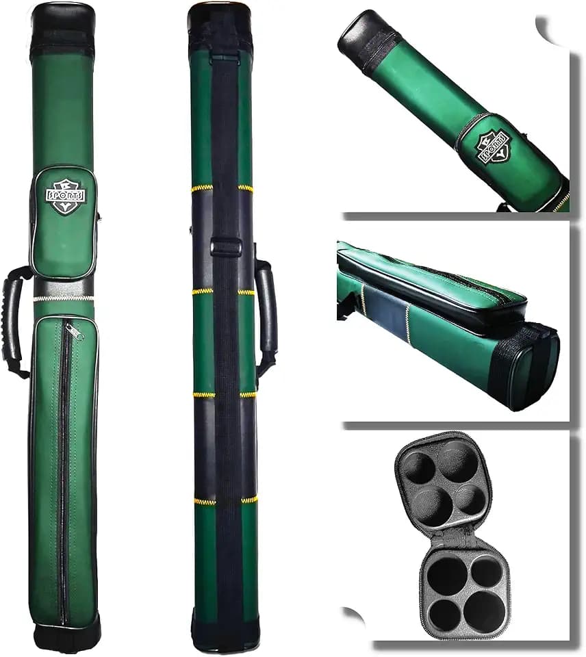 2x2 Hard cue case Square Pool Cue Billiard Stick Carrying Case