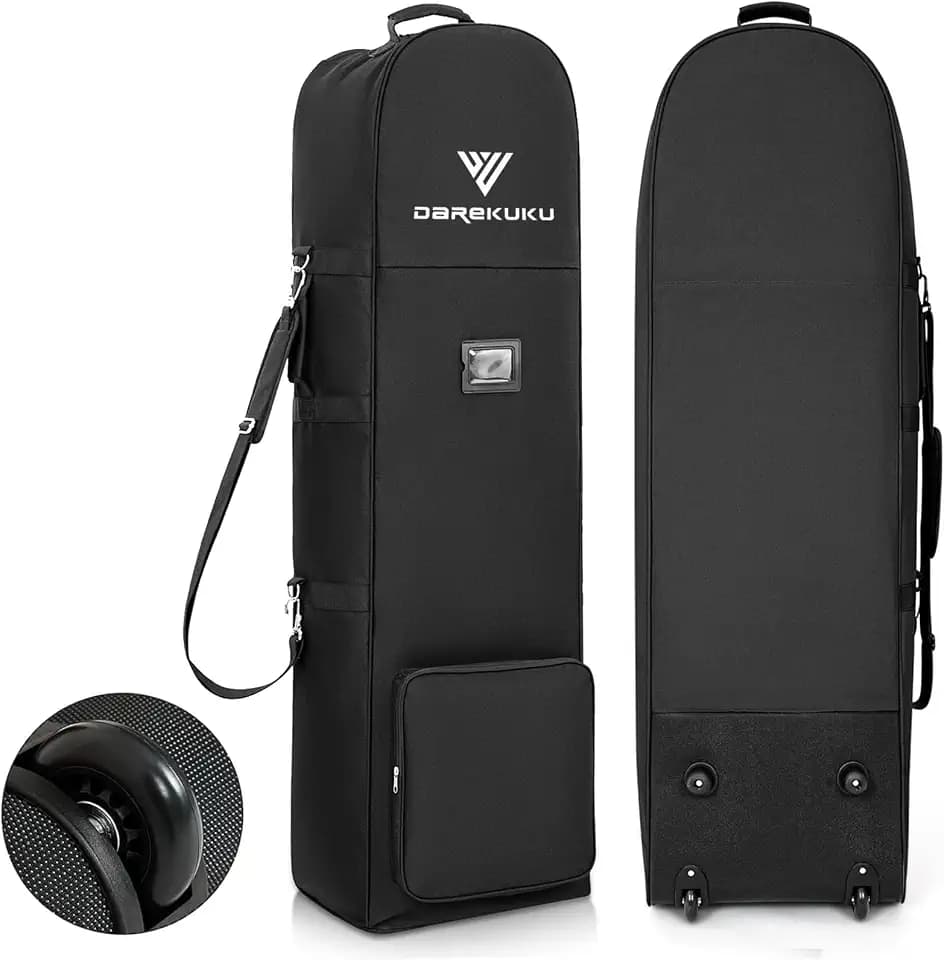 DAREKUKU Golf Travel Bag for Airlines - Heavy Duty 900D Oxford Fabric
