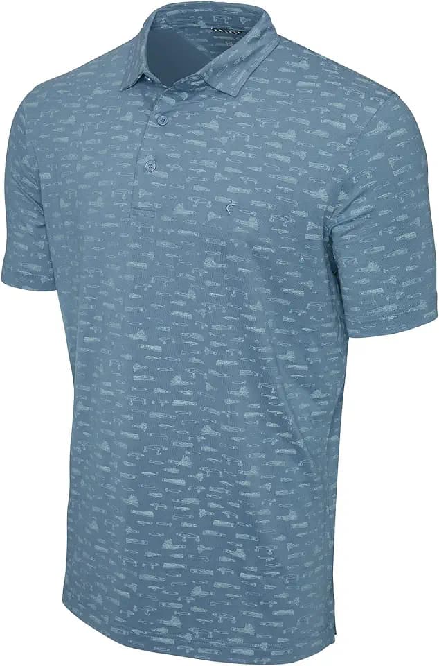 PELAGIC Marco Polo Shirt Lured Performance, Short Sleeve UPF 50+ Protection Water and Stain Repellent