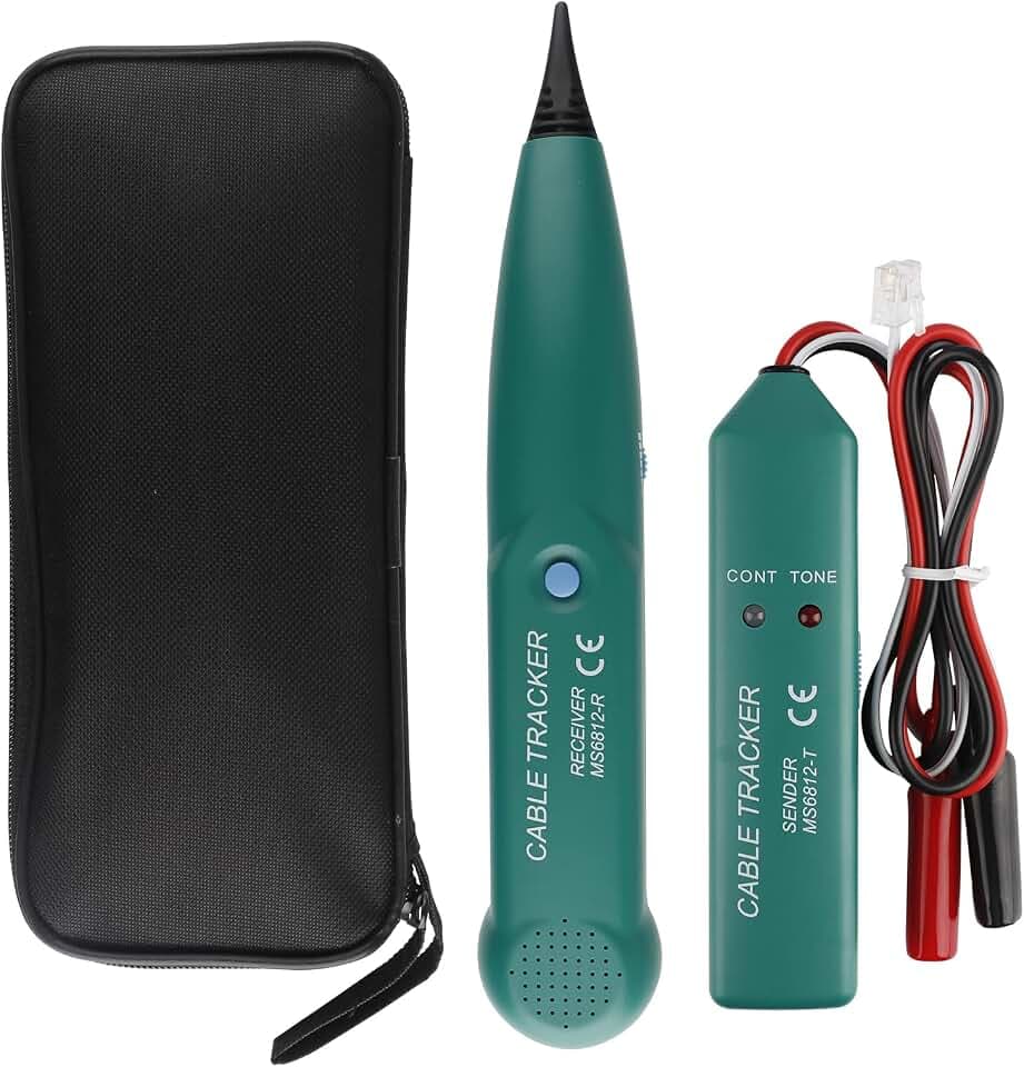 Cable Tracker, Gobesty Kabelbruch Suchgerät Mähroboter, Kabelfinder Kabeltester Leitungssucher, Kabelsucher Leitungssuchgerät, Kabel-Tracer für Netzwerkkabel-Tester, Durchgang des Testschaltkreises