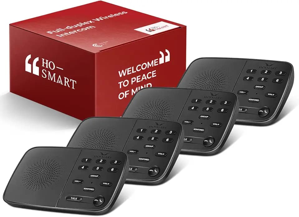 Hosmart UltraSpeak Intercoms Wireless for Home Two-Way Real-time Intercom