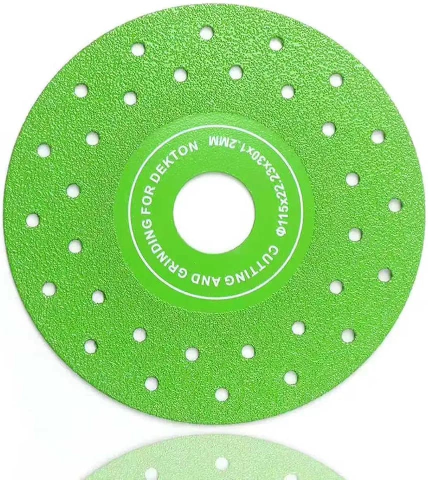 3PCS 4.5" Ultra Thin Diamond Grinding Discs Air Brazed Cutting Blades for Ceramic/Glass/Marble/Granite Angle Grinder Saw Blade Set (1)