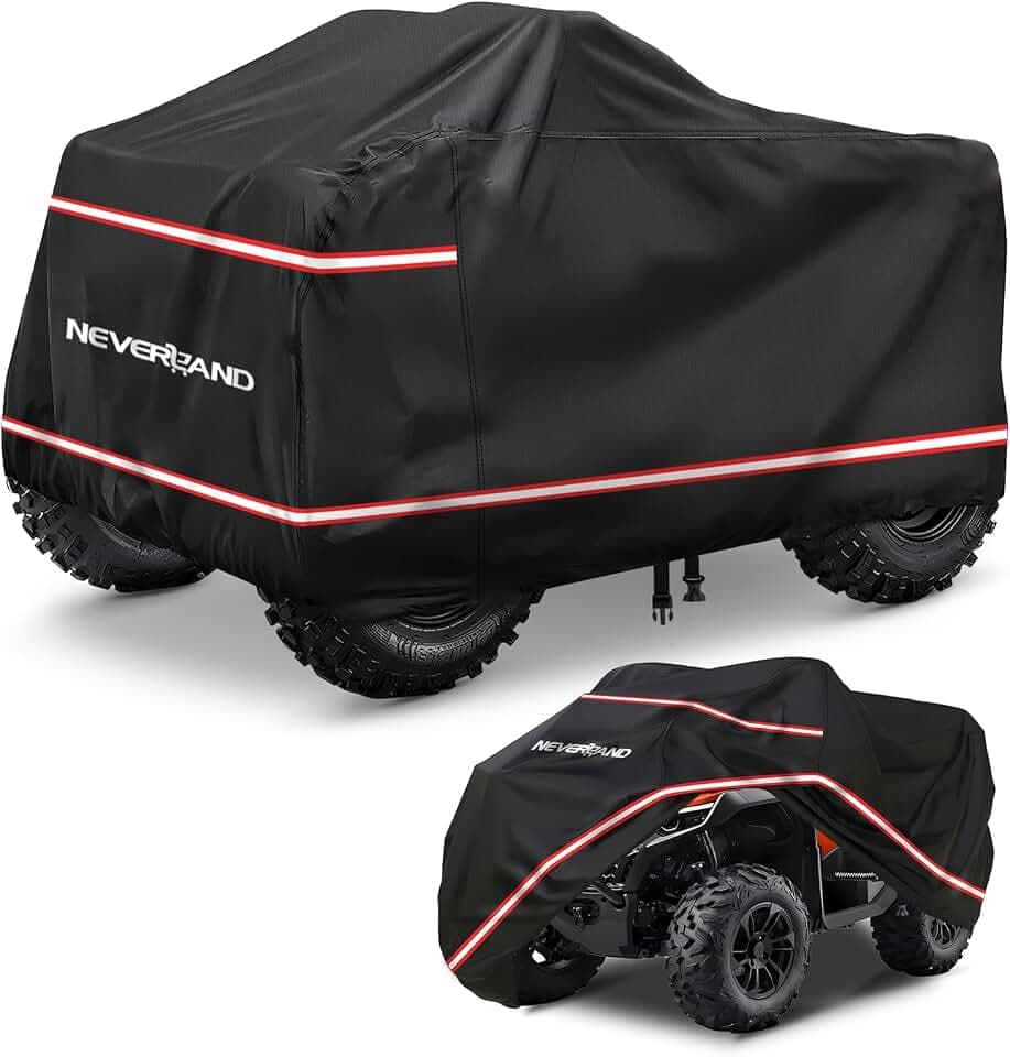 NEVERLAND Quad ATV Abdeckplane XL, 210D, 210 x 120 x 115 cm, wasserdicht
