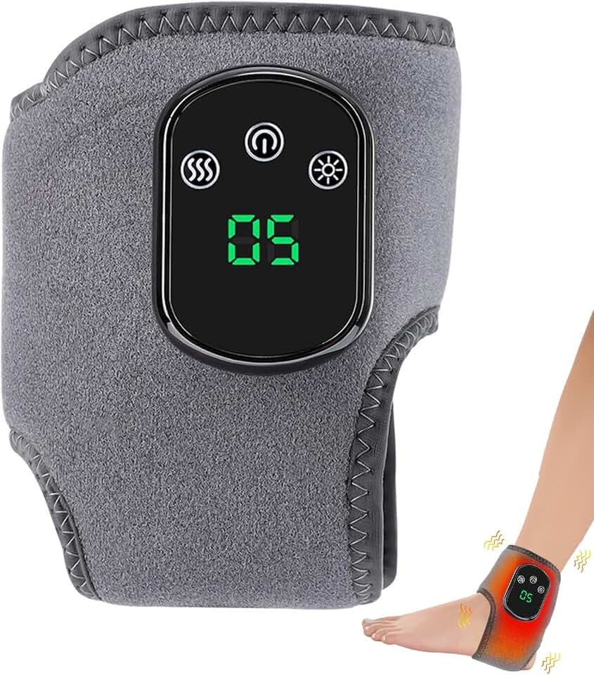JIMACRO 1 Stück Neamova 3-in-1-Fußmassager, Fußmassagegerät Vibration mit Wärmer, Fussmassagegerät Elektrisch für Knöchel, Ferse, Sohle, Fußgewölbe