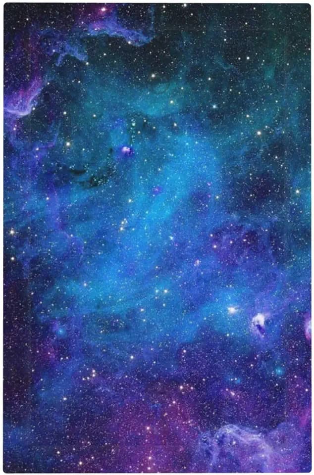 Outer Galaxy Sky Night Starry Nebula 1 Gang No Device Blank Outlet Wall Plate Light Switch Cover Switchplate Electrical Decorative Faceplate Bedroom Decorate