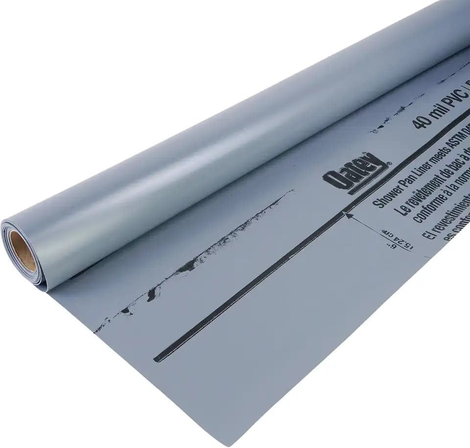 Oatey 6 ft. x 10 ft. 40 mil Gray Shower Pan Liner Roll