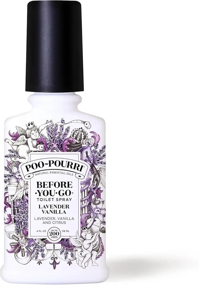 Poo-Pourri Before-You-Go Toilet Spray, Lavender Vanilla, 4 Fl Oz