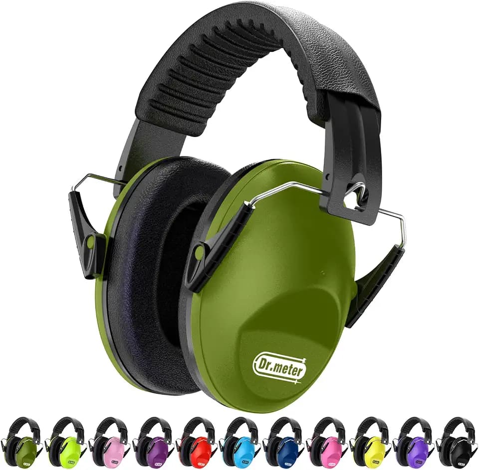Dr.meter Noise Cancelling Headphones for Autism, Noise Reduction Ear Muffs