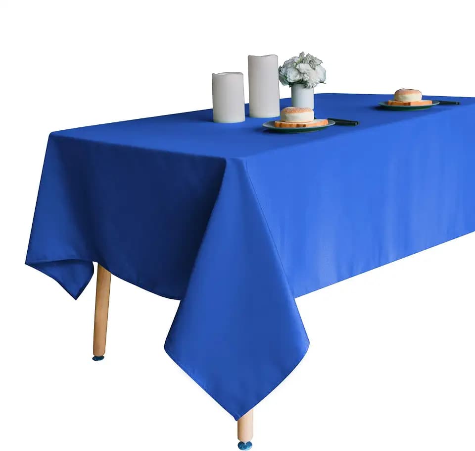 Obstal 210GSM Rectangle Table Cloth, Royal Blue, 60 x 102 Inch