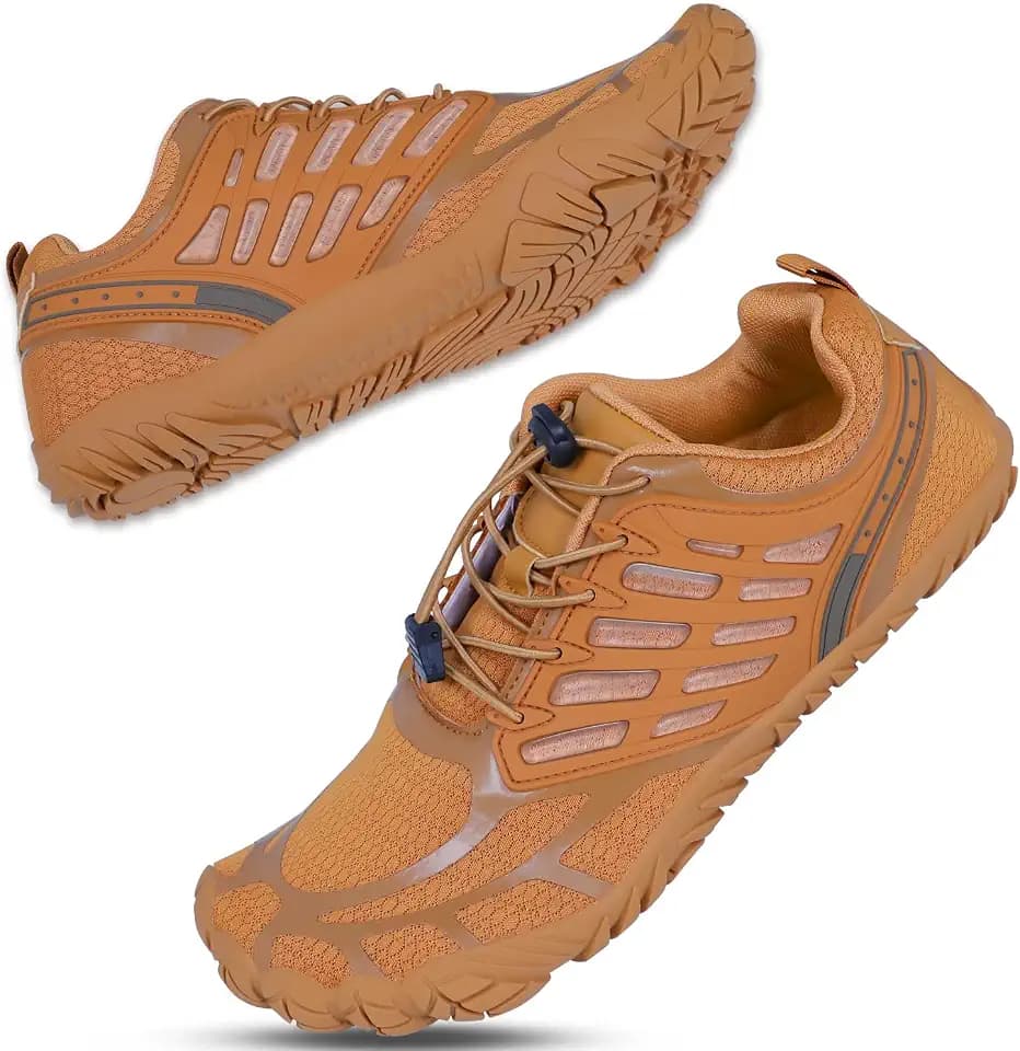 Barefoot Shoes Men Wide Toe Box Zero Drop Minimalist Shoes for Workout Cross-Trainer Walking Hiking Water Weightlifting Grounded Footwear