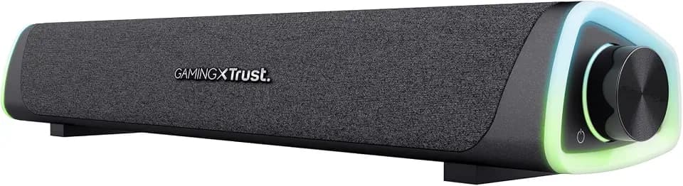 GXTrust Axon RGB Soundbar 12W, Stromversorgung über USB, 3.5mm Klinke