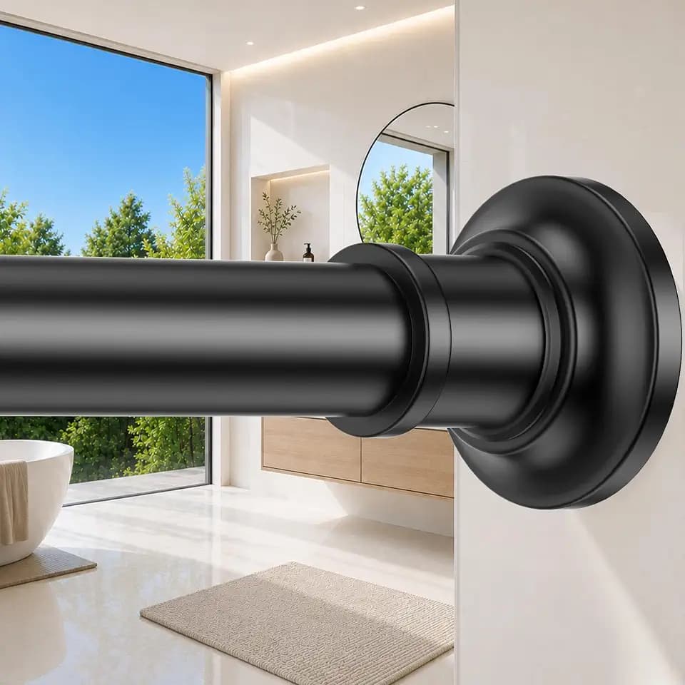 Shower Curtain Rod Tension Curtain Rod 30-88 Inch Shower Rods for Bathroom
