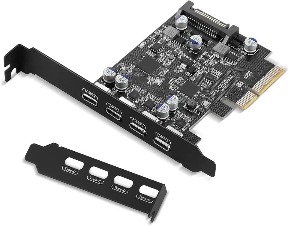 PCIe USB 3.2 Gen 2 Karte mit Intern 15-poliger Steckverbinder