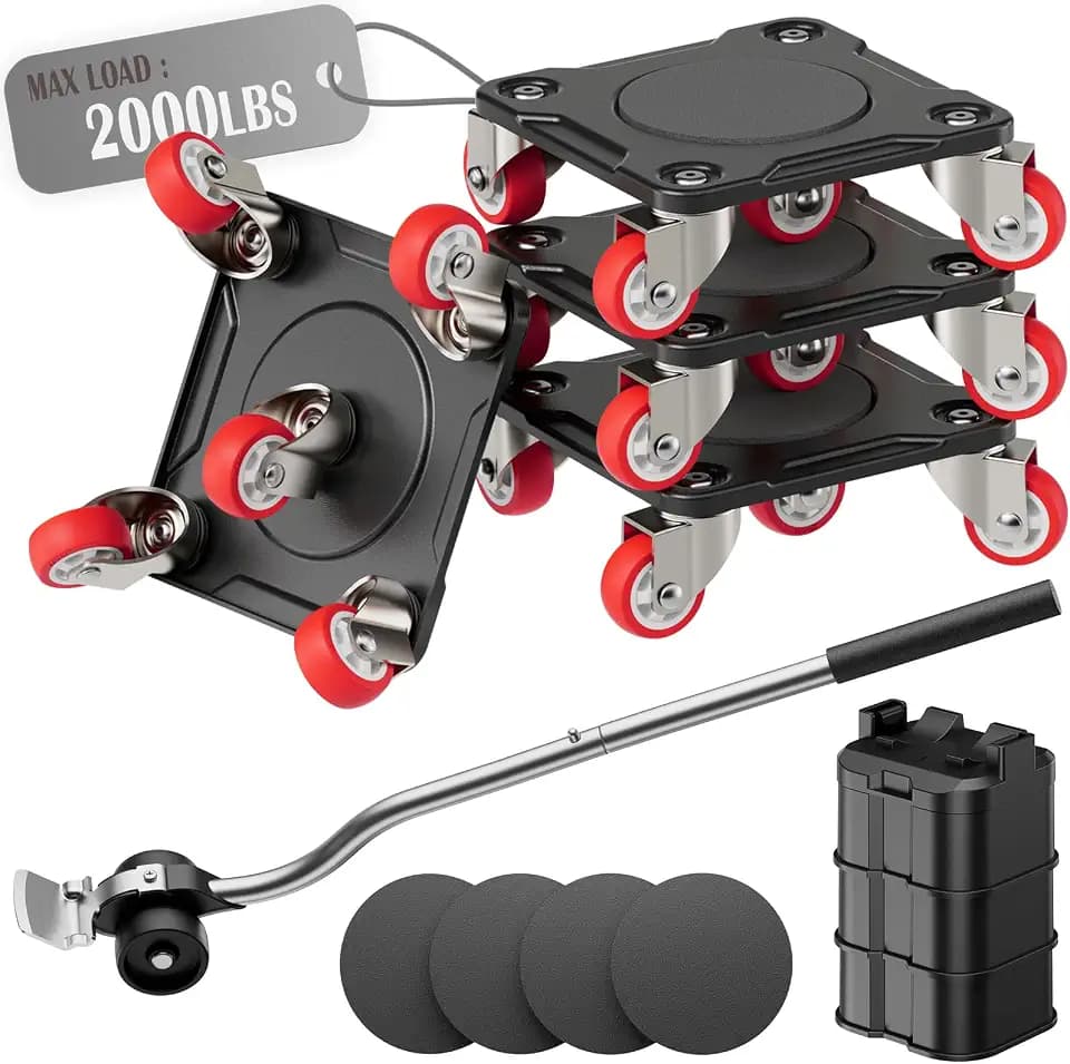 Heavy Duty Furniture Movers with 5-Wheel Dollies