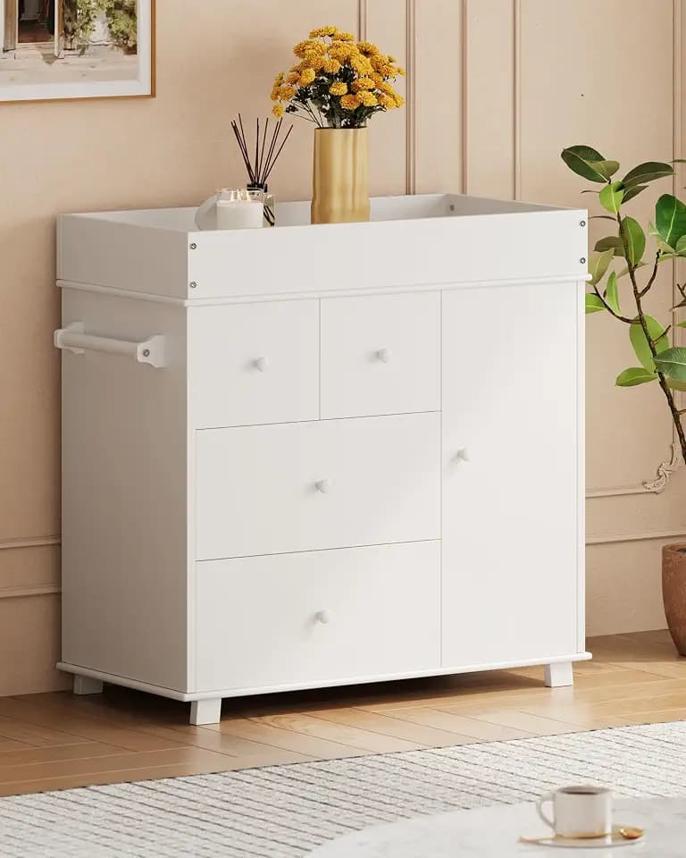 GarveeLife Changing Table Dresser, Nursery Baby Dresser