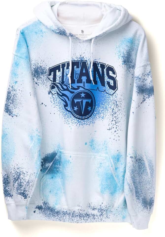 Junk Food Clothing Tennessee Titans Tie Dye Hoodie