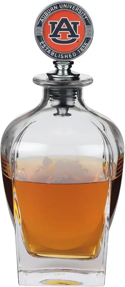 The Memory Company | Licensed NCAA Decanter with Mascot Stopper