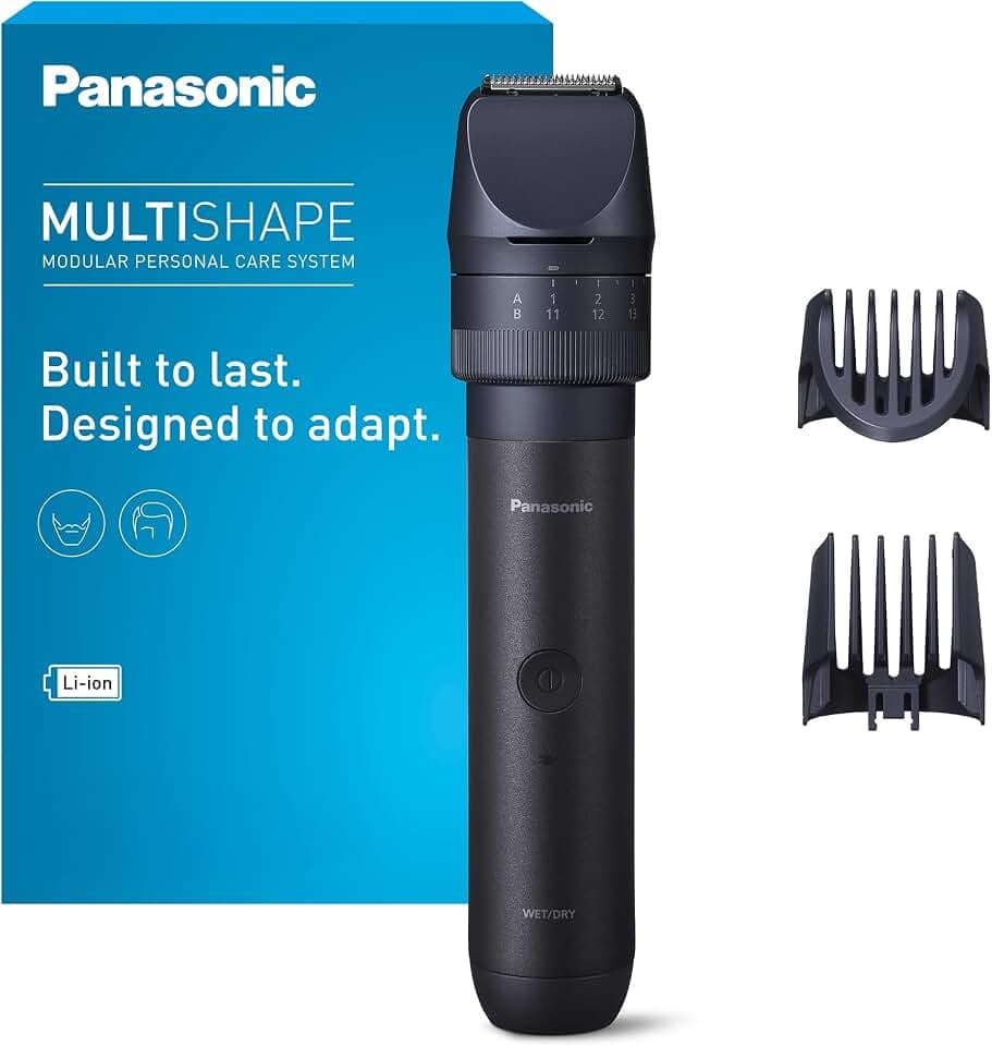 Panasonic MULTISHAPE modulares Körperpflege-System ER-CKL1, Starter-Kit, Bart- und Haartrimmer für Männer mit wiederaufladbarem Li-Ionen-Akku