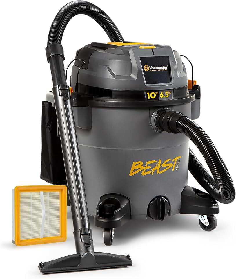 Vacmaster Professional Beast VJN1012PF 0201 FLT+10-Gal Wet/Dry Vac Synchro