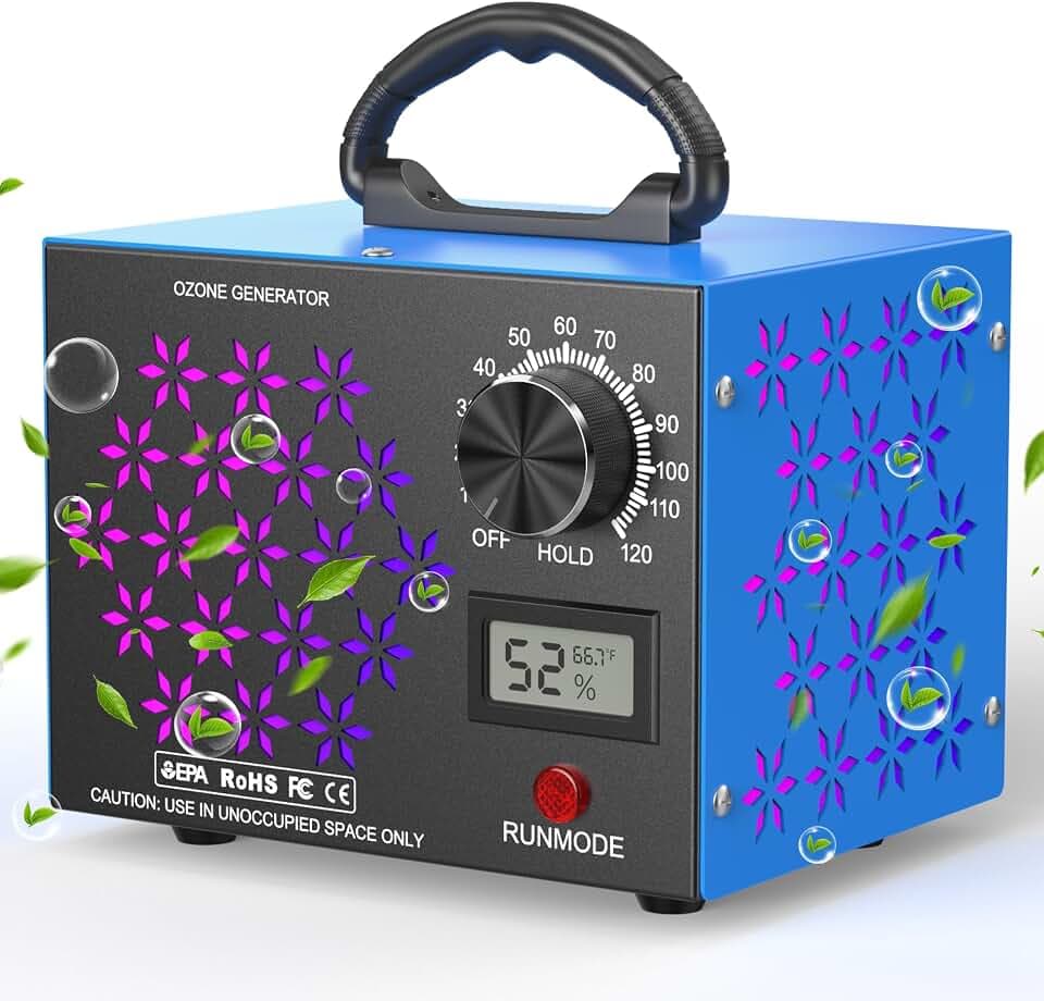 160,000mg/h Ozone Generator Machine with Temp/Humidity Display