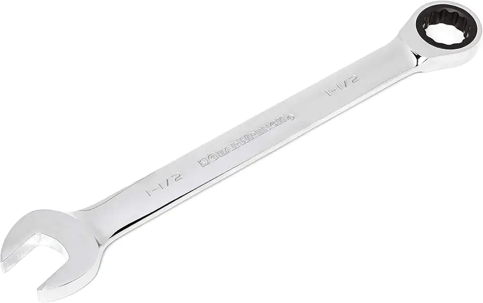 GEARWRENCH 12 Pt. Ratcheting Combination Wrench, 1-1/2" - 9042