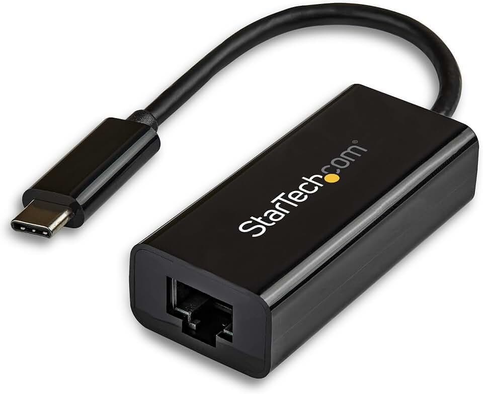 StarTech US1GC30B USB-C auf Gigabit Netzwerkadapter USB 3.1 Gen 1 (5 Gbit/s) Type-C Ethernet Adapter USB Powered