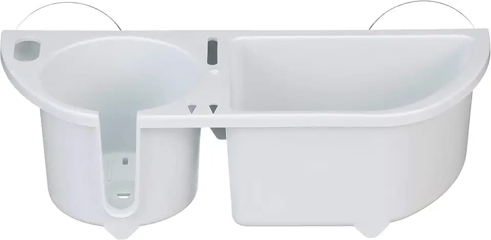 Seachoice Cruisin' Caddy, UV-Resistant Marine Boat Beverage and Item Organizer, White
