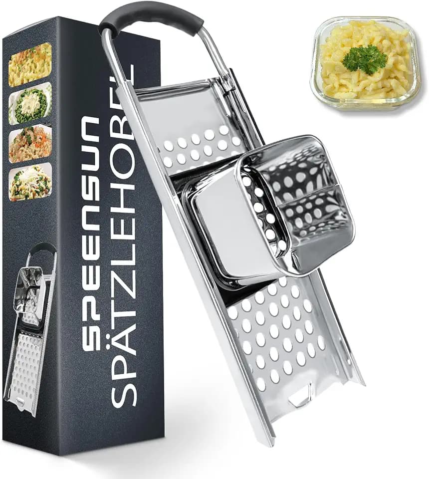 SPEENSUN Spaetzle Maker, Stainless Steel Spaetzle Press for 30CM Pots