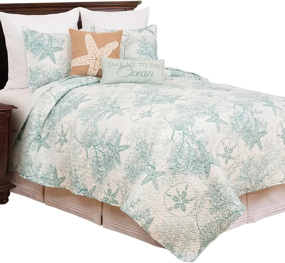 C&F Home Ocean Treasures 3-Piece Full/Queen Quilt Set