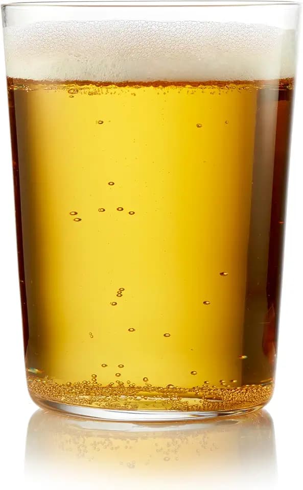 Libbey Café Tumbler Glass Set of 8, 19-Ounce, Dishwasher Safe Glass Cups Set, Versatile Kitchen Glassware for Casual Gatherings, Dinner Parties