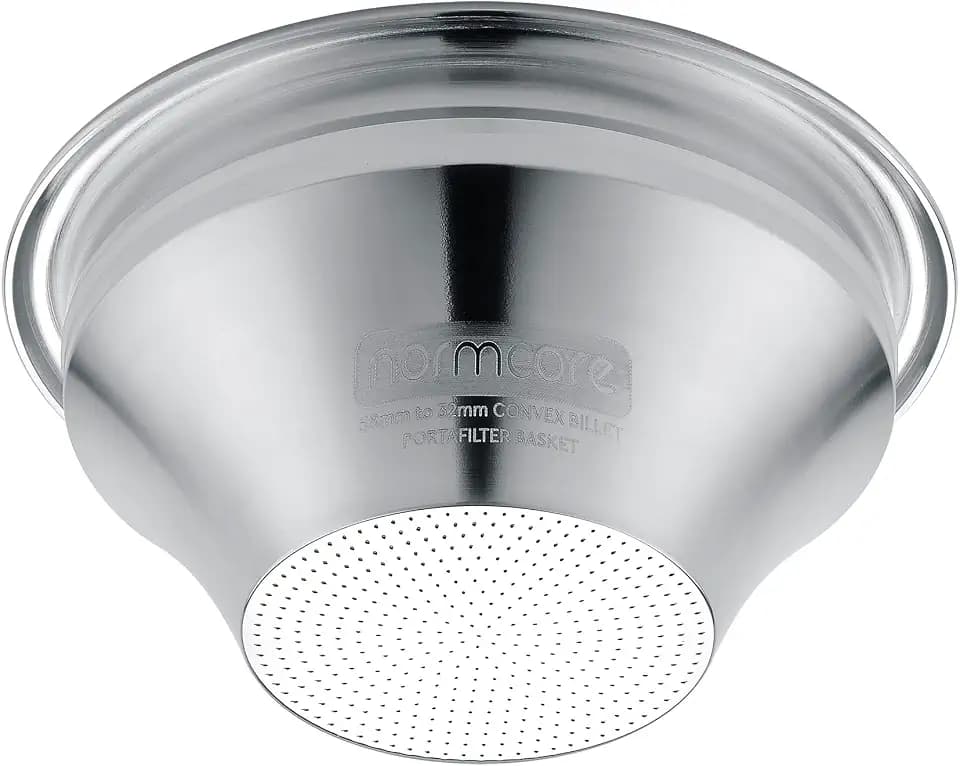 Normcore 58mm Convex Billet Basket Kit, 18g, 58-32mm, 0.28mm Holes