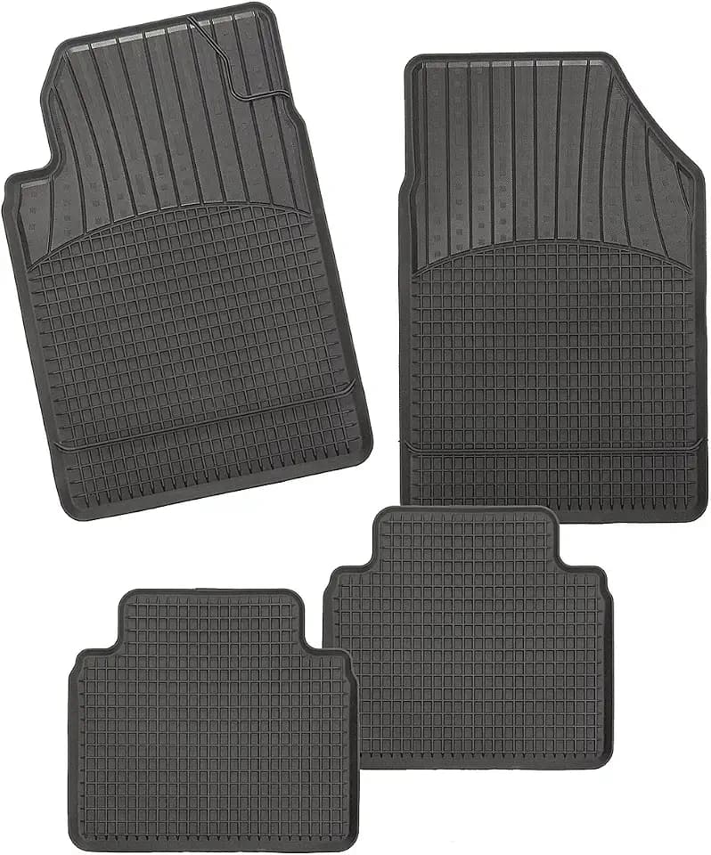 CarFashion Allwetter Schalenmatte A1, Auto Fussmatten Set in schwarz, 4-teilig, ohne Mattenhalter für BMW X1 (E84), Baujahr 10/2015-00/0000