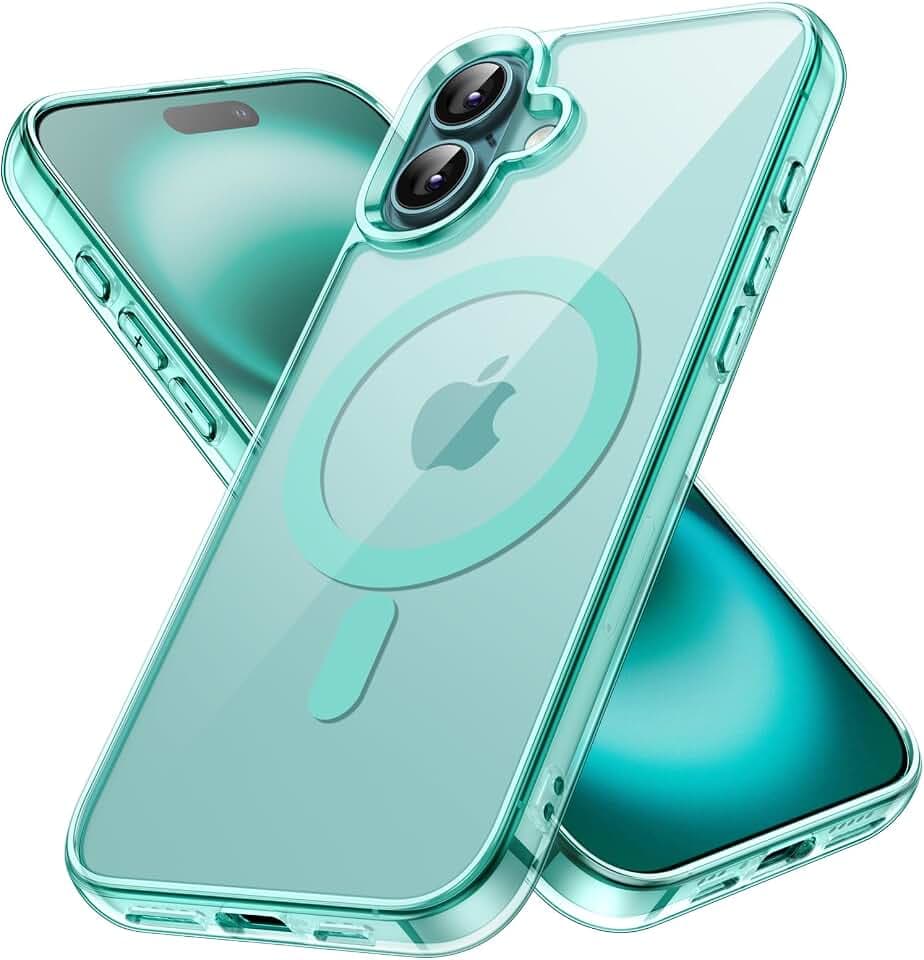 JETech Magnetic Case for iPhone 16, Teal