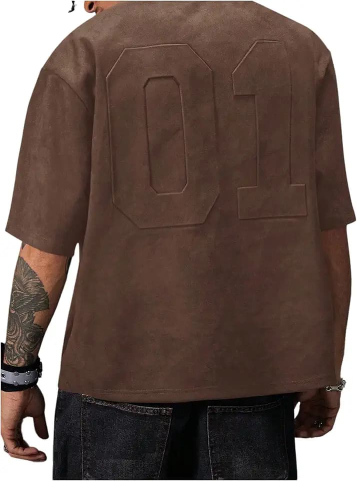 SOLY HUX Men's T-Shirt Vintage Short Sleeve Summer Tees