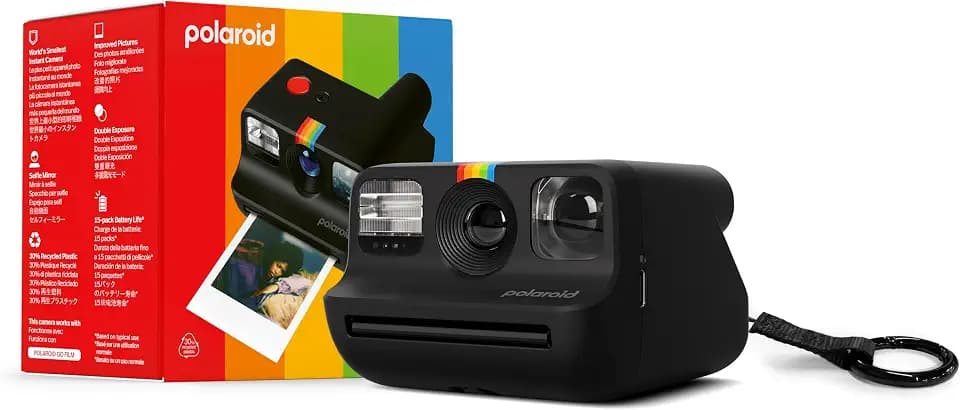Polaroid Bundle Go Gen 2 Black + Black Clip
