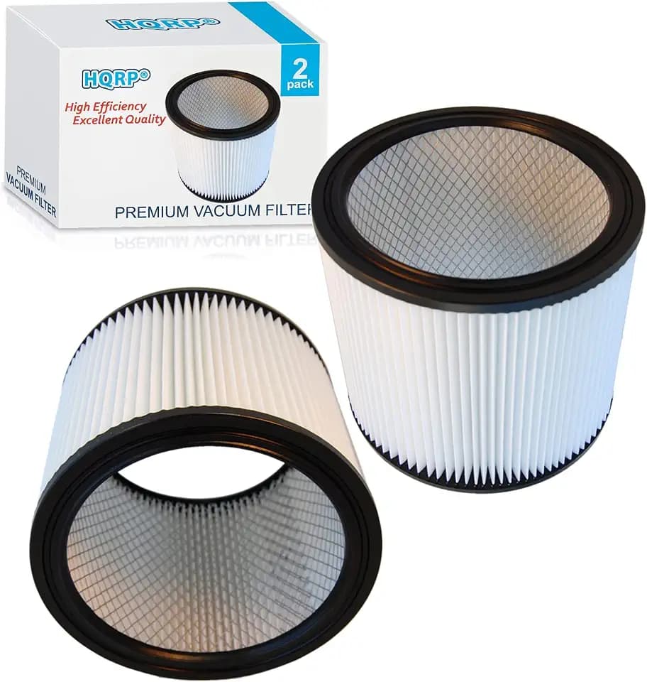 HQRP Cartridge Filter 2-Pack compatible with Shop-Vac 90340 Vacuum Cleaner